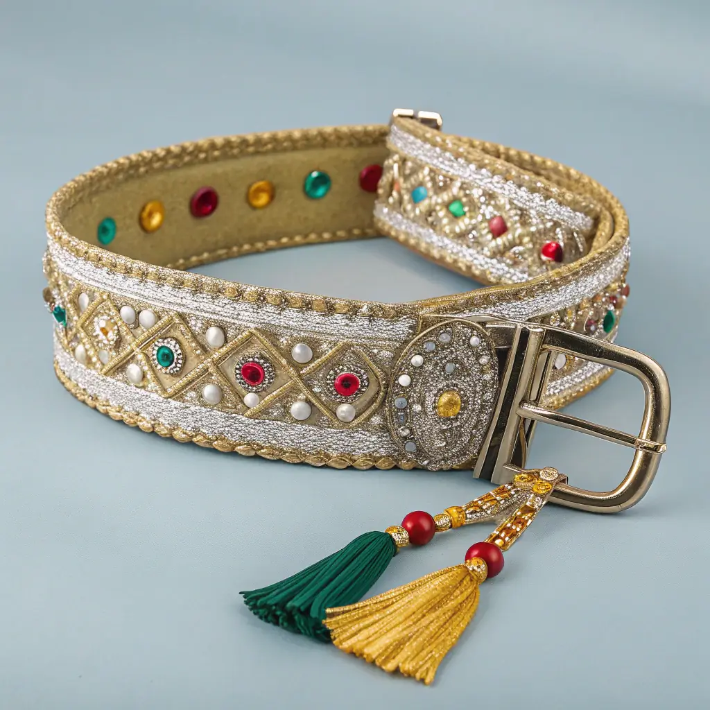 Silk Brocade Waist Belt
